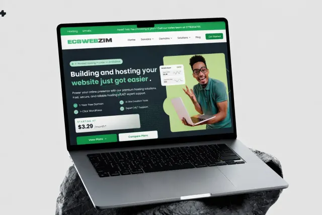 Ecowebzim site using Laravel 12+
