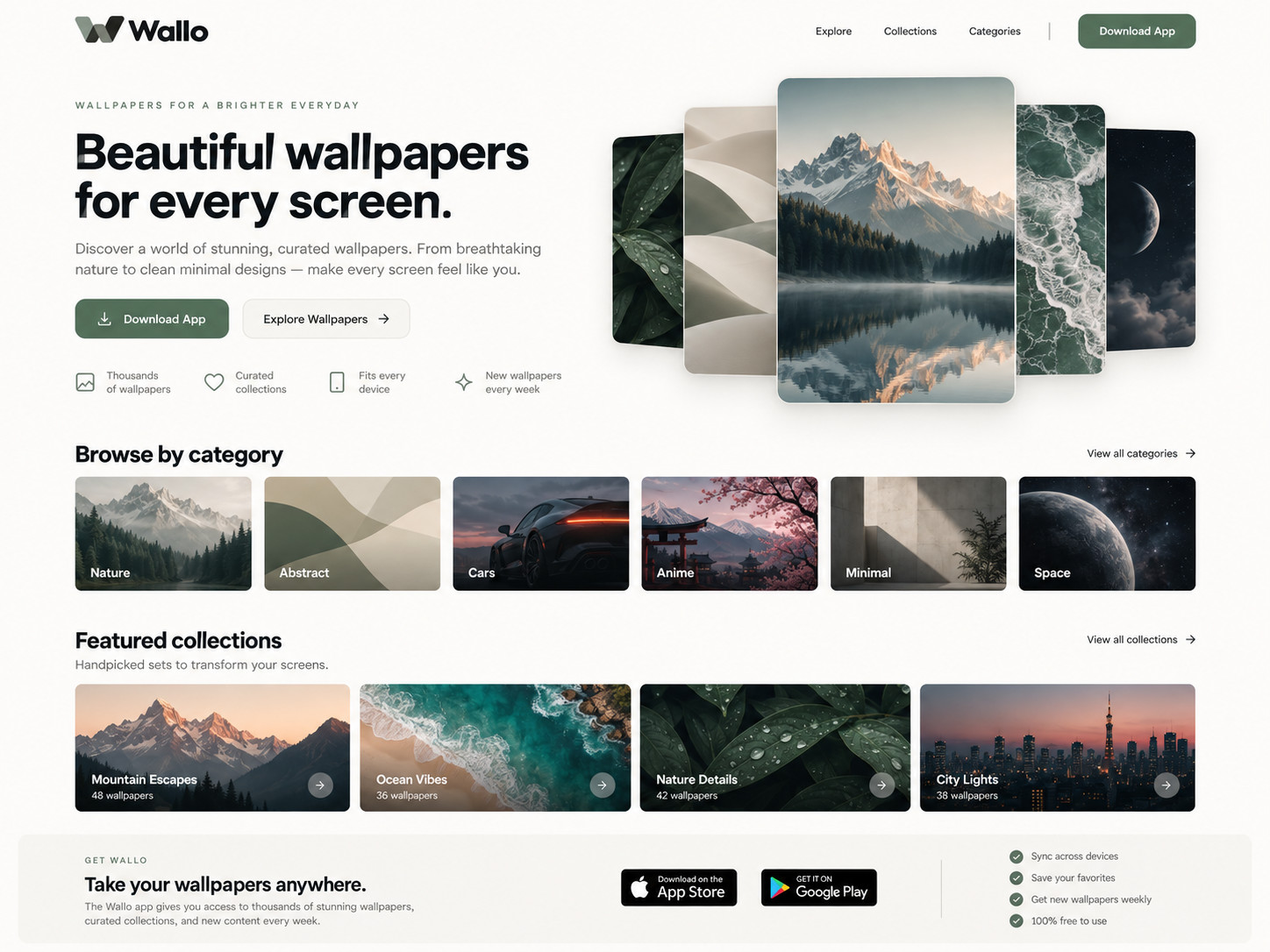 Wallo: A Wallpapers Platform