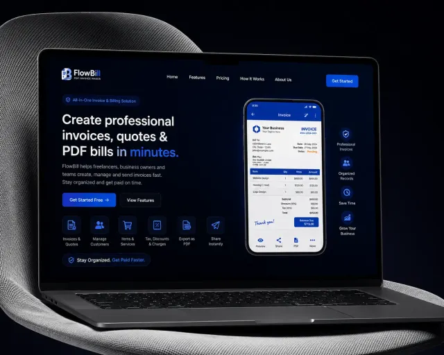 FlowBill Invoice, Quotes & PDF Billing App